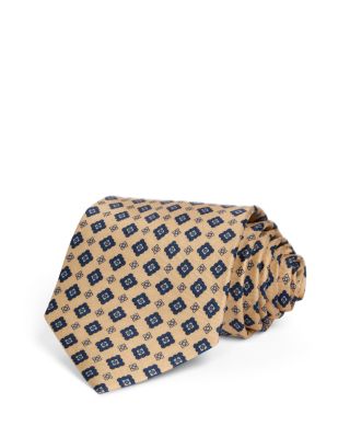 Silk Classic Geometric Floral Tie - Exclusive