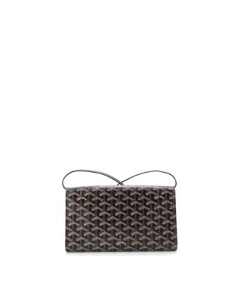 PM Monte Carlo Clutch with Strap Coated Canvas