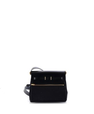 20 Herbag Zip Toile and Leather