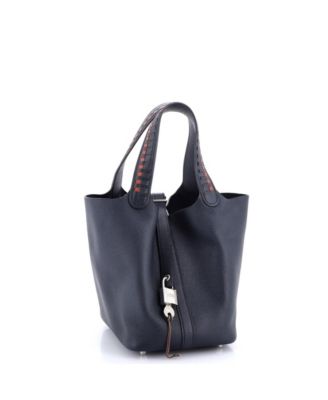 PM Picotin Lock Bag Tressage Epsom