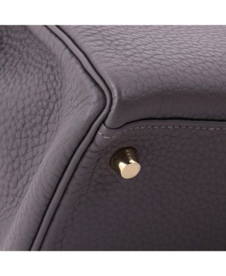Kelly 28 Handbag Grey Togo with Gold Hardware