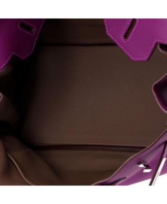 Birkin 30 Handbag Bicolor Swift with Palladium Hardware