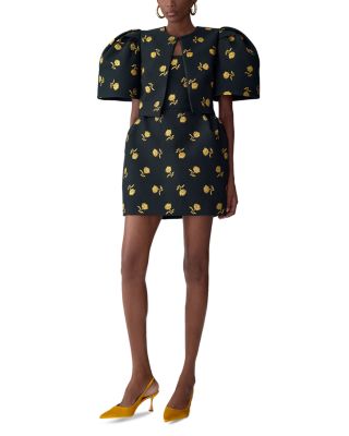 Cropped Bell Sleeve Jacket