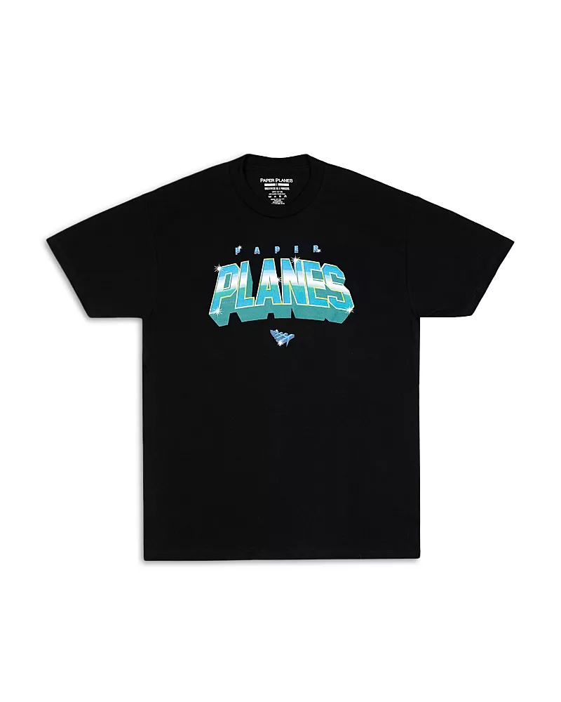 Paper Planes Galaxy Logo Graphic T-Shirt