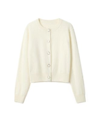 Ultra-Soft Brushed Cashmere Cardigan