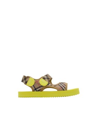 Unisex Check Sandals - Toddler, Little Kid