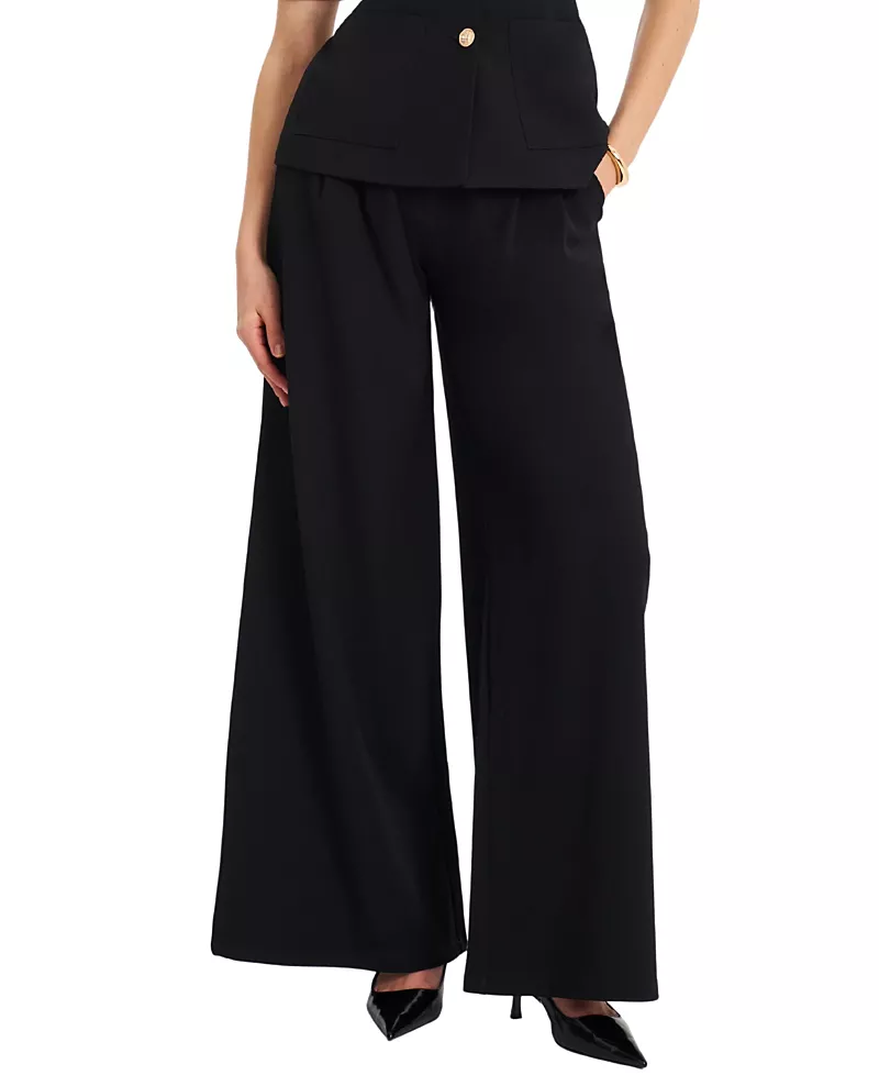 Miss Circle Aleeza Wide Leg Suit Pants