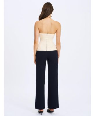  Yanin Low-Rise Straight Leg Pants