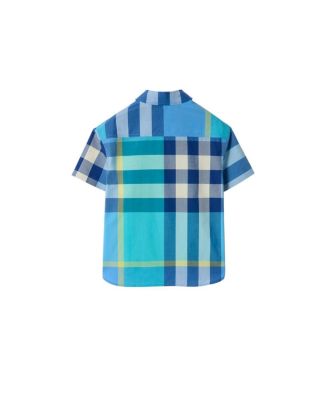 Boys' Check Cotton Shirt - Baby, Little Kid, Big Kid