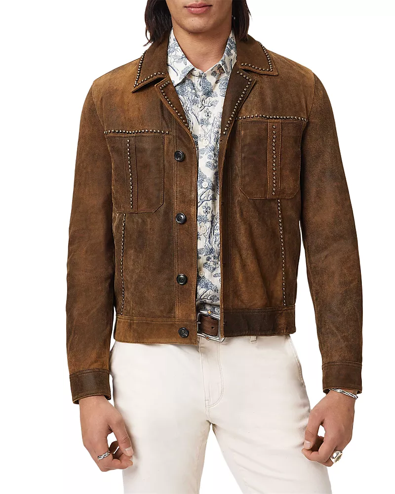 John Varvatos Carson Toffee Jacket