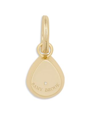 Birthstone Imitation Amethyst Charm