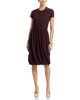 Short Sleeve Balloon Dress