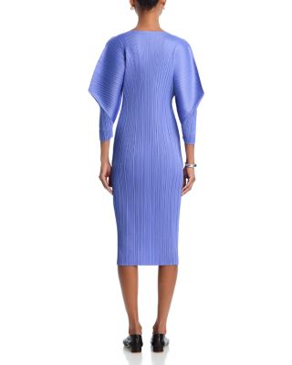 Skyline Draped Sleeve Midi Dress
