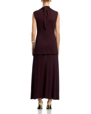Double Layer Mid Length Dress