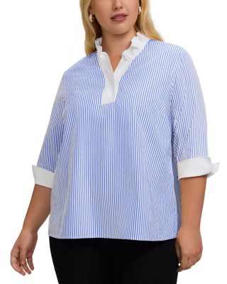 Tammy 3/4 Sleeve Stripe Shirt