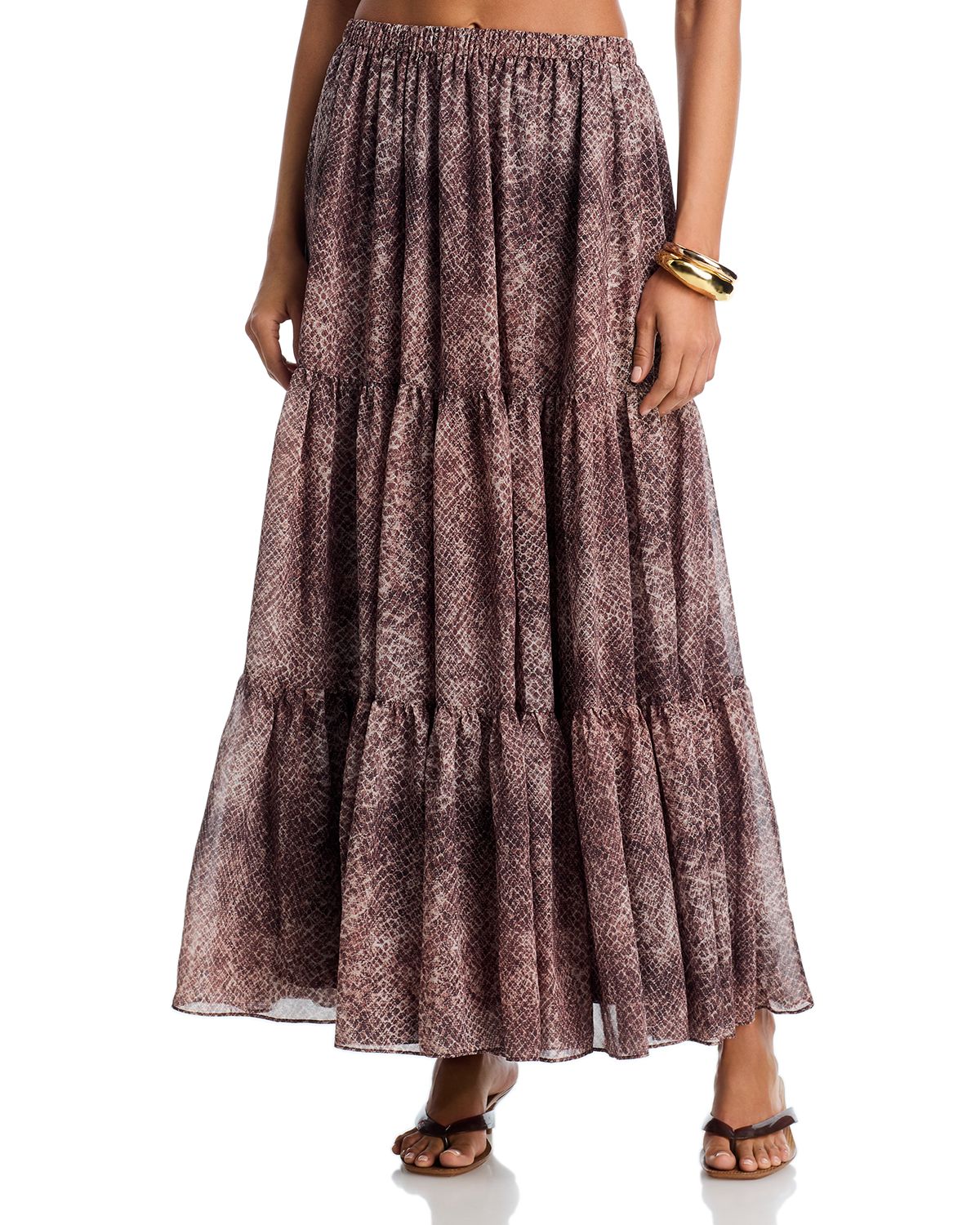 Nicole Tiered Maxi Skirt - angle 1