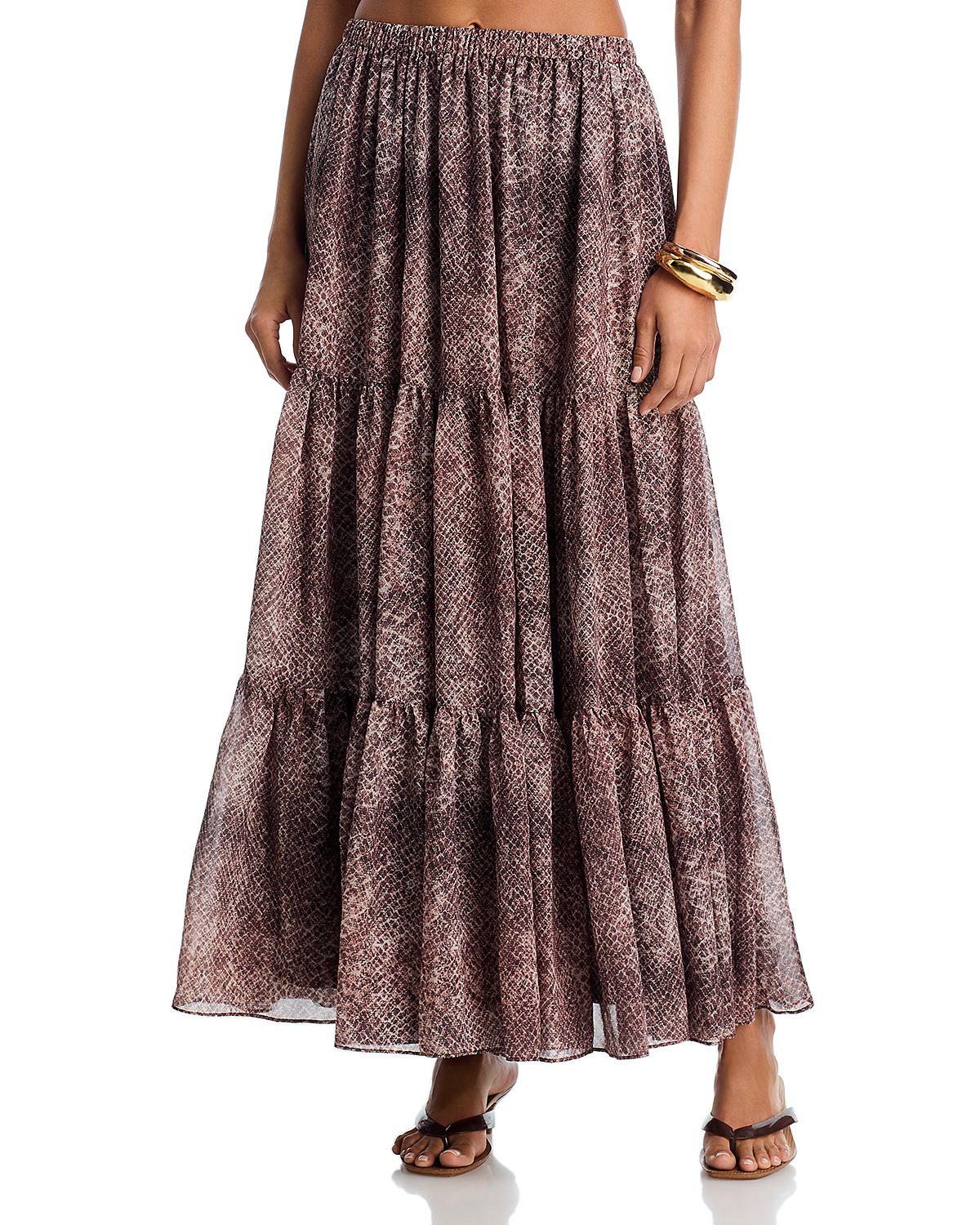 Kobi Halperin Nicole Tiered Maxi Skirt