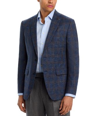 Slim Fit Plaid Sport Coat
