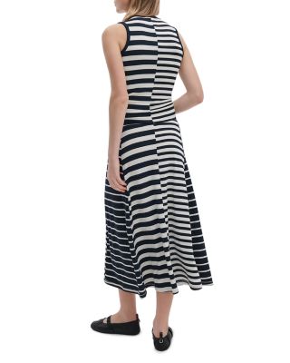 The Knit Mixed Stripe Skirt