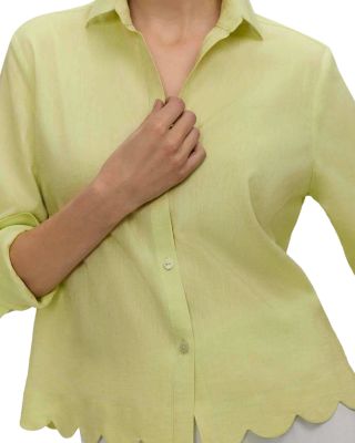 Scarlett Scallop Hem Shirt 