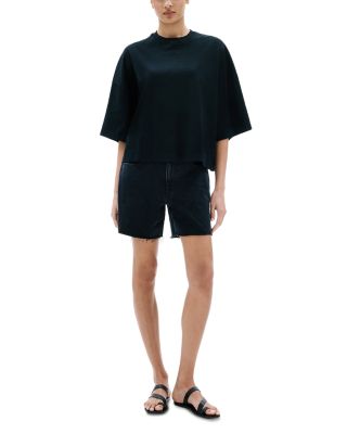 Sienna High Rise Jean Shorts in Shadow Ridge