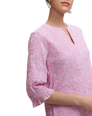 Alicia Jacquard Crinkle Dress