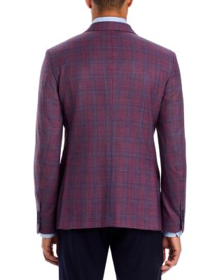 Slim Fit Plaid Sport Coat