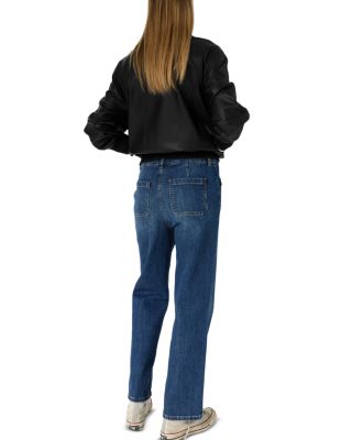 Arlina Mid Rise Jeans in Blue