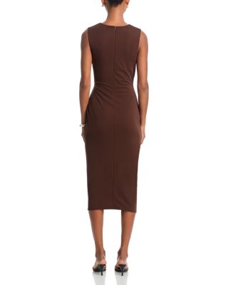 Jersey Knot Waist Midi Dress - Exclusive
