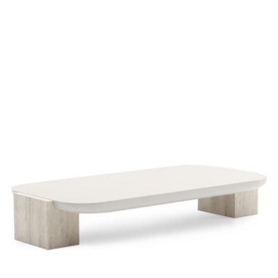 Overlap Rectangle Cocktail Table, Light