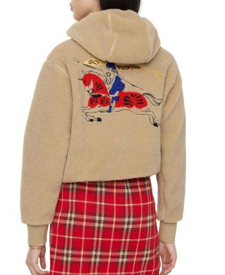 Cropped EKD Wool Cashmere Blend Fleece