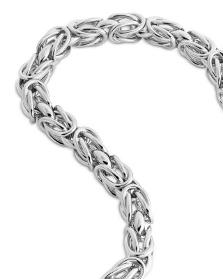 Byzantine Chain Collar Necklace, 16" 