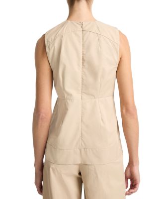 Paneled Crewneck Top