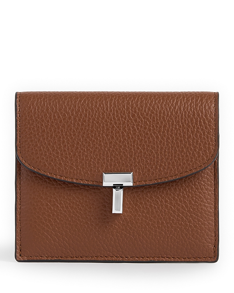 Toteme Pebbled Leather Card Holder · OS
