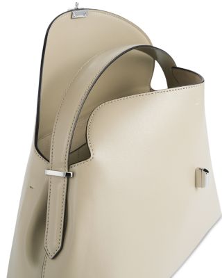 T-Lock Beige Leather Handbag 
