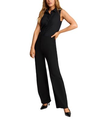 Classic Sleeveless Button Down Bodysuit