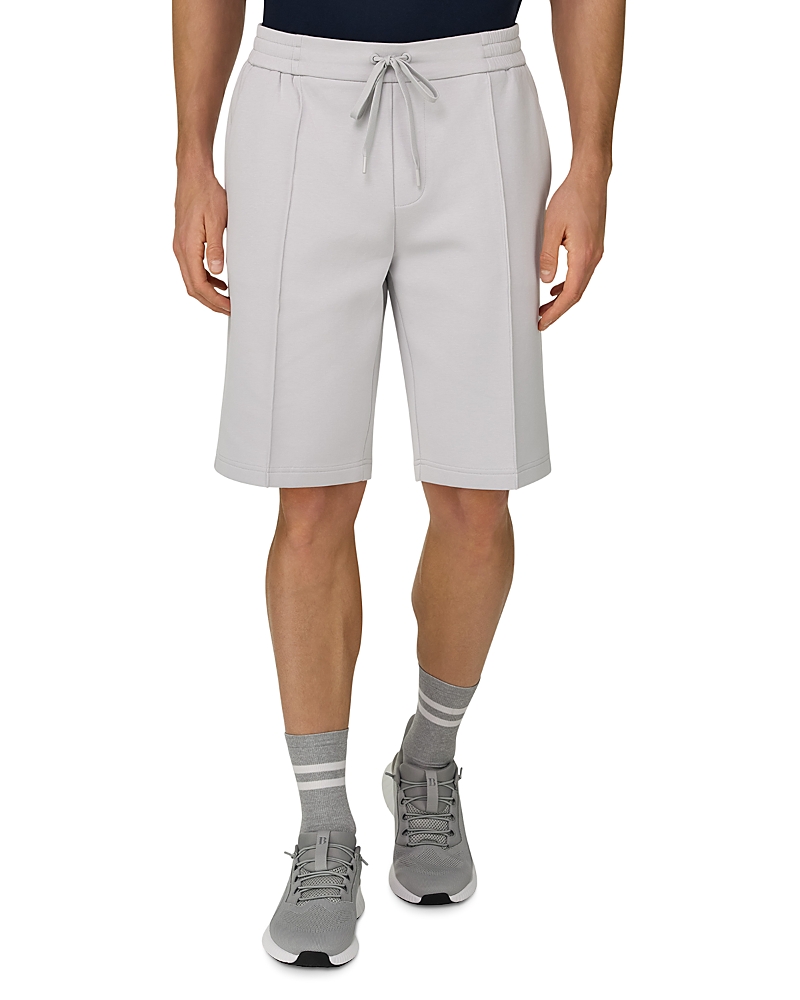 Boggi Milano Bermuda Shorts in Lightweight Cotton Blend Scuba