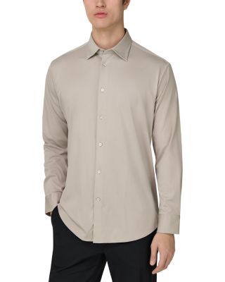 Regular Fit Cotton and Silk Polo Shirt