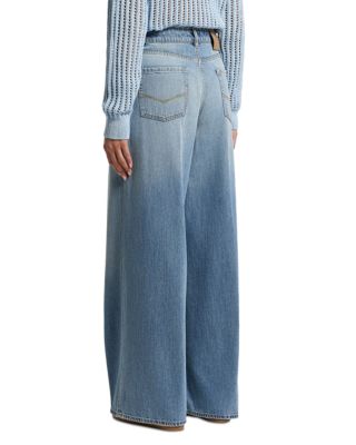 Low Rise Wide Leg Jeans in Ink