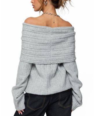 Kadenna Oversized Off Shoulder Sweater