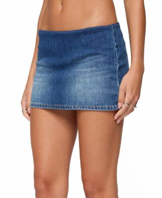 Archie Stretchy Denim Mini Skort