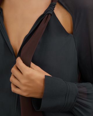 Jasmine Tie Neck Blouse