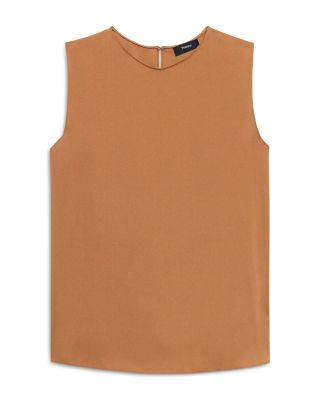 Silk Sleeveless Top