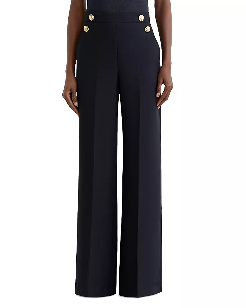 Reiss Carley Wide Leg Trousers