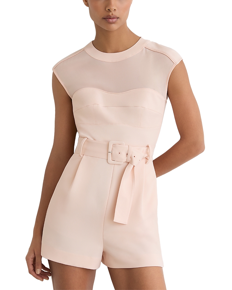 Reiss Ora Structured Belted Romper