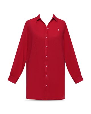 Boyfriend Shirt Swim Cover-Up