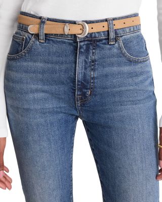 Women's Lucie Dome Buckle Suede Belt