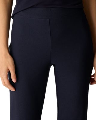 Washable Stretch Crepe Slim Ankle Pants