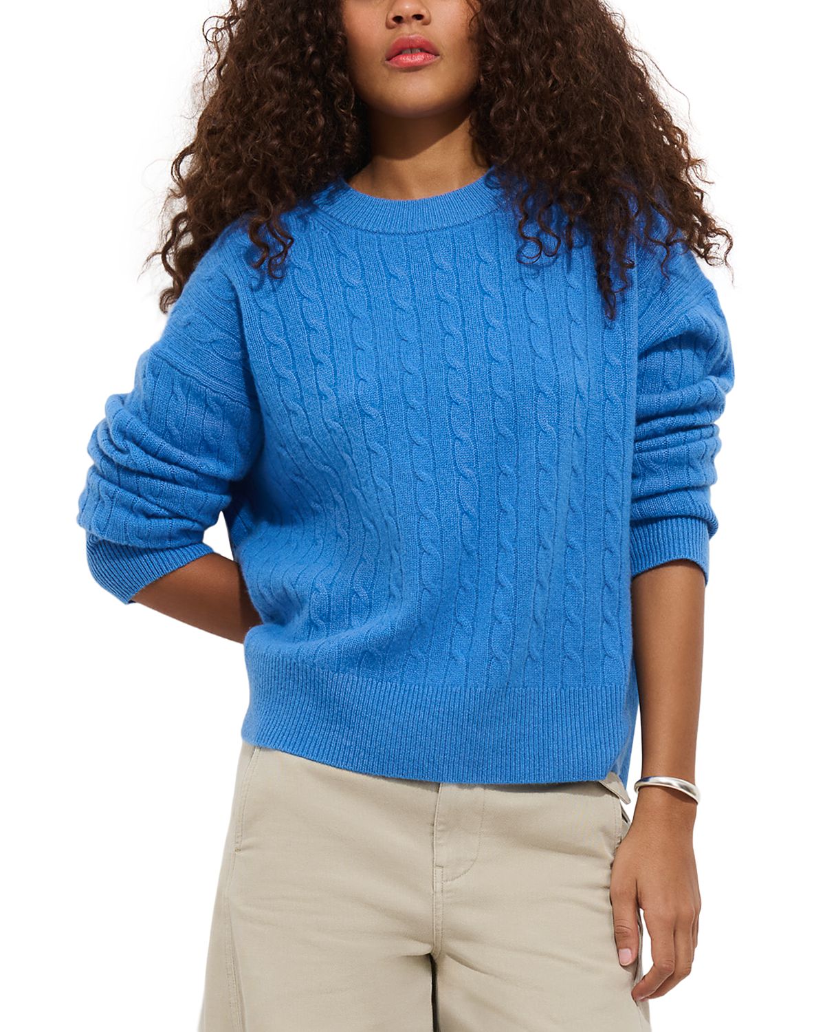 Alex Mill Charlie Cashmere Cable Knit Sweater