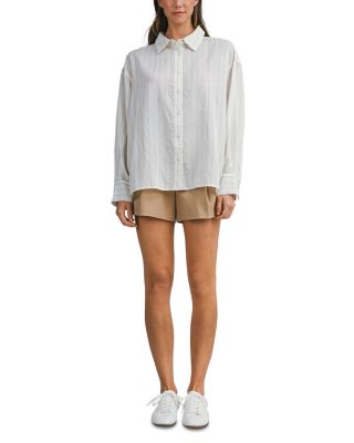 Pinstripe Oversized Shirt